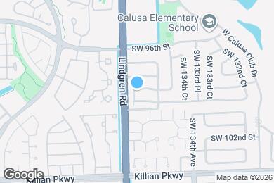 Map image of the property - 9901 SW 136th Ct
