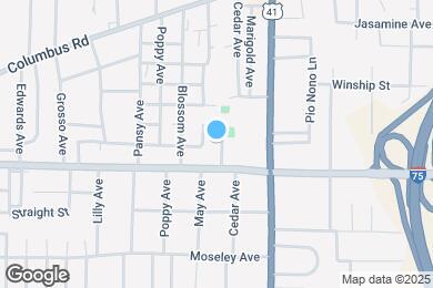 Map image of the property - 425 Petunia Ave