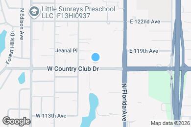 Map image of the property - 305 W Country Club Dr
