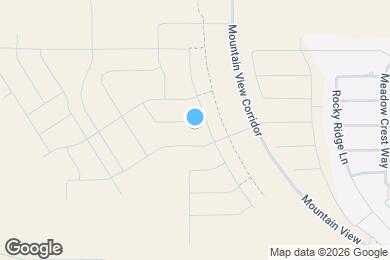 Map image of the property - 1043 W Chokecherry St
