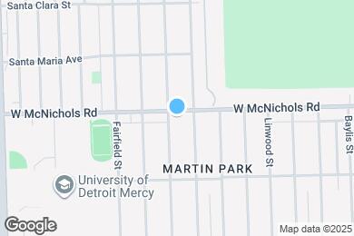Map image of the property - 3135 W McNichols Rd