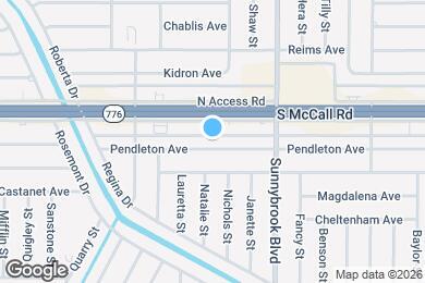 Map image of the property - 10452 Pendleton Ave