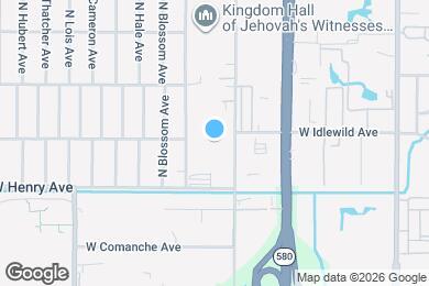 Map image of the property - 5820 N Church Ave