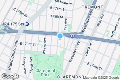 Map image of the property - 1698 Topping Ave