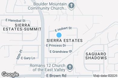 Map image of the property - 1425 N Harper Cir