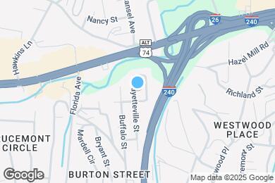 Map image of the property - 219 Fayetteville St