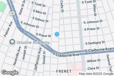 Map image of the property - 3122 Upperline St