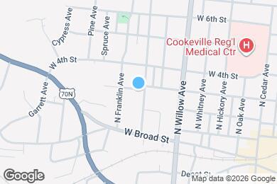 Map image of the property - 410 W 3rd St