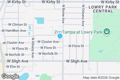 Map image of the property - 1701 W Cluster Ave