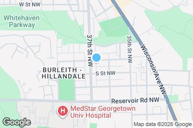 Map image of the property - 3628 T St NW