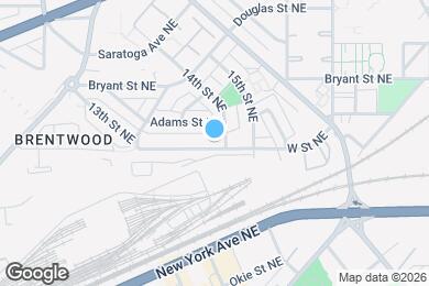 Map image of the property - 1376 W St NE