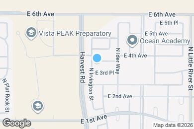 Map image of the property - 25028 E Canal Pl