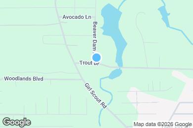Map image of the property - 1623 Trout Dr