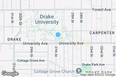 Map image of the property - 2509 University Ave