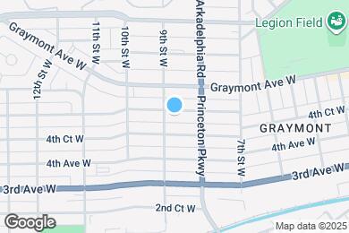 Map image of the property - 831 4th Terrace W