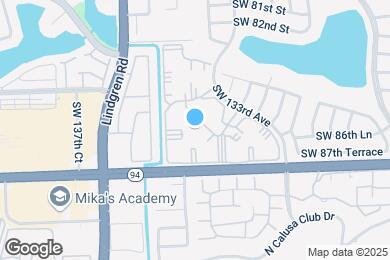 Map image of the property - 8700 SW 133rd Ave