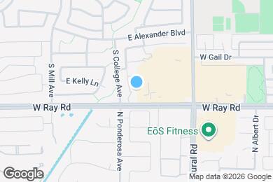 Map image of the property - 9885 S La Rosa Dr