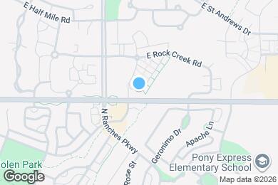 Map image of the property - 3616 E Ruby Ln