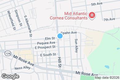 Map image of the property - 417 Hill St