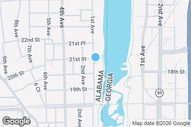 Map image of the property - 2010 1st Ave