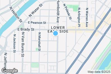 Map image of the property - 1665 N Humboldt Apartments