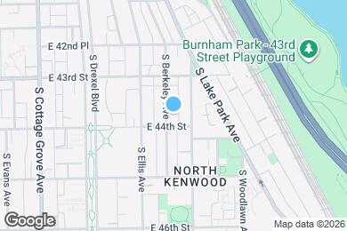 Map image of the property - 4345 S Berkeley Ave