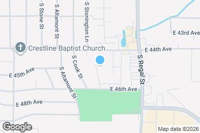 Map image of the property - 4511 S Donald Ct