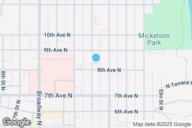Map image of the property - 805 3rd St N