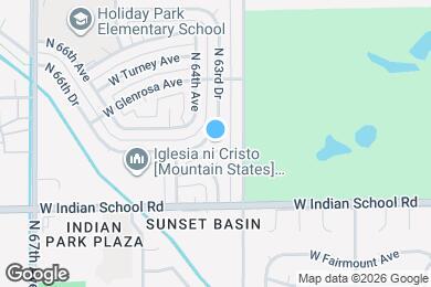 Map image of the property - 4153 N 63rd Dr