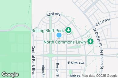 Map image of the property - 9307 E 60th Ave