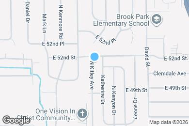 Map image of the property - 5013 N Kitley Ave
