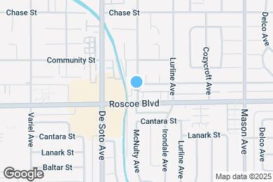 Map image of the property - 20807 Roscoe Blvd