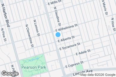 Map image of the property - 109 1/2 E Alberta St
