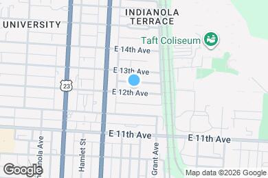 Map image of the property - 374 E 12th Ave