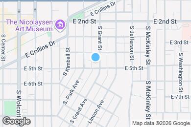 Map image of the property - 434 S Grant St