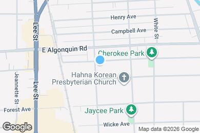 Map image of the property - 1411 Van Buren Ave