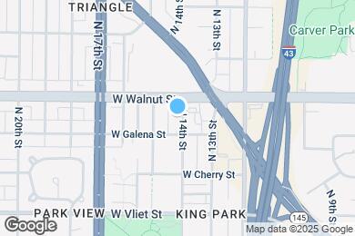 Map image of the property - 1623 N 14th St