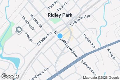 Map image of the property - 116 N Swarthmore Ave