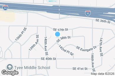 Map image of the property - 14212 SE 38th St