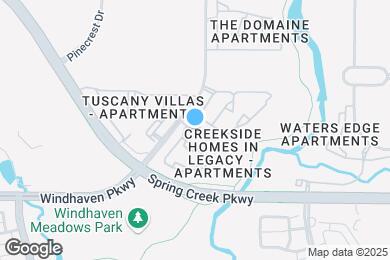 Map image of the property - Creekside at Legacy