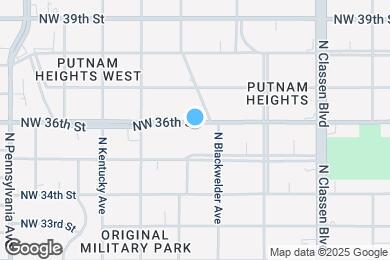 Map image of the property - 1620 NW 36th St