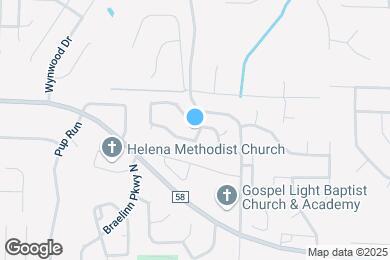 Map image of the property - 125 Cedar Bend Dr
