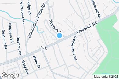 Map image of the property - 6330 Frederick Rd