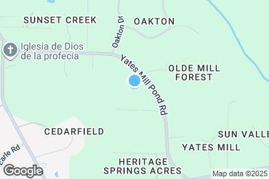 Map image of the property - 4617 Yates Mill Pond Rd