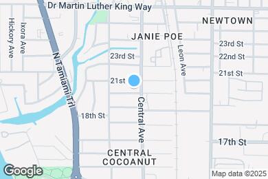 Map image of the property - 1375 20th St