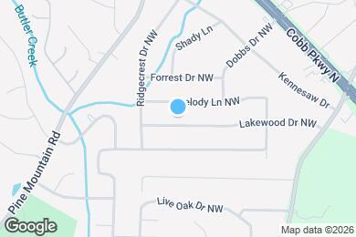 Map image of the property - 2462 Lakewood Dr NW