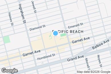 Map image of the property - 1855 Diamond St