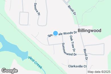 Map image of the property - 726 Springdale Woods Dr