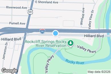 Map image of the property - 18923 Hilliard Blvd