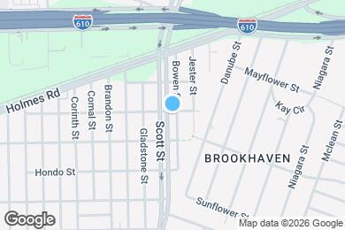 Map image of the property - 7900 Bowen St